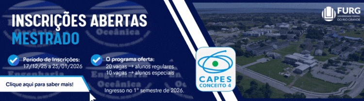 Processo Seletivo 2026/1 - Mestrado!